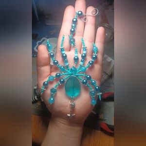 Blue Spider Ornament